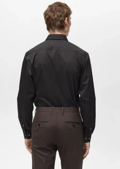 MANGO Koszule*Koszula regular fit z bawełny ze stretchem