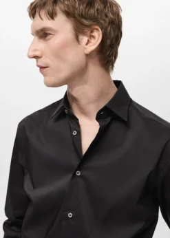 MANGO Koszule*Koszula regular fit z bawełny ze stretchem