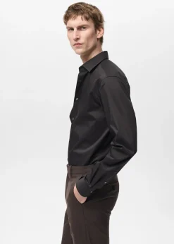 MANGO Koszule*Koszula regular fit z bawełny ze stretchem