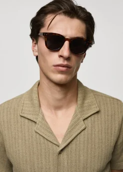 MANGO Koszule|Koszulki Polo*Koszula regular fit z dzianiny