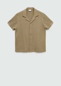 MANGO Koszule|Koszulki Polo*Koszula regular fit z dzianiny