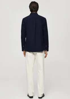 MANGO Koszule*Koszula regular fit z flaneli z 100% bawełny