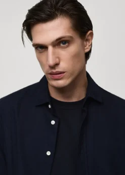 MANGO Koszule*Koszula regular fit z flaneli z 100% bawełny