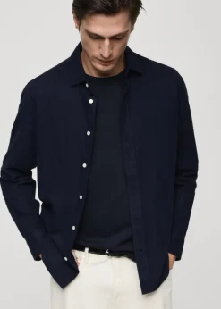 MANGO Koszule*Koszula regular fit z flaneli z 100% bawełny