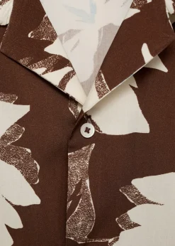 MANGO Koszule*Koszula regular fit z hawajskim nadrukiem