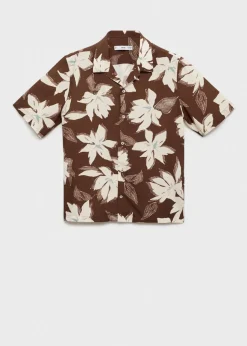 MANGO Koszule*Koszula regular fit z hawajskim nadrukiem