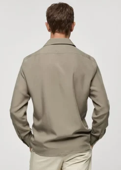 MANGO Koszule*Koszula regular fit z lyocellu