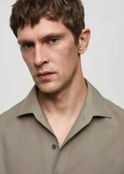 MANGO Koszule*Koszula regular fit z lyocellu