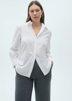 MANGO Koszule I Bluzki*Koszula regular fit z mieszanki bawełny i lyocellu