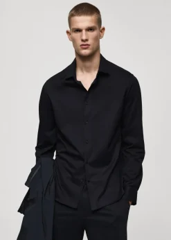 MANGO Koszule*Koszula regular fit z niegniotącej się tkaniny