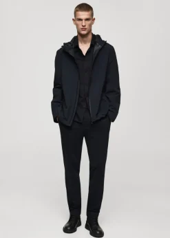 MANGO Koszule*Koszula regular fit z niegniotącej się tkaniny