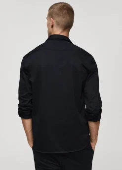 MANGO Koszule*Koszula regular fit z niegniotącej się tkaniny