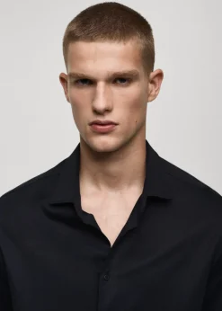 MANGO Koszule*Koszula regular fit z niegniotącej się tkaniny