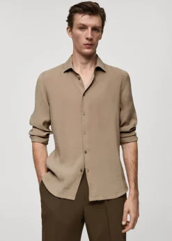 MANGO Koszule*Koszula regular fit z tencelu