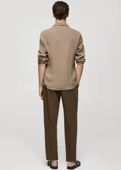 MANGO Koszule*Koszula regular fit z tencelu