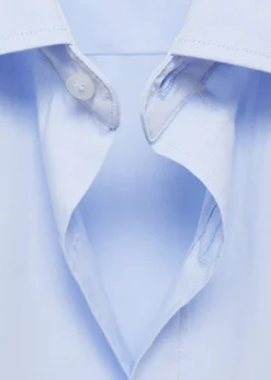 MANGO Koszule*Koszula regular fit z tkaniny bawełnianej fil-à-fil