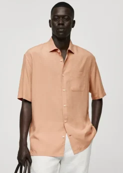 MANGO Koszule*Koszula relaxed fit z 100% tencelu