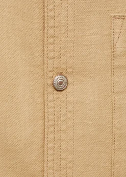 MANGO Koszule*Koszula relaxed fit z bawełny z kieszenią