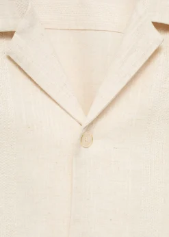 MANGO Koszule*Koszula relaxed fit z mieszanki lnu