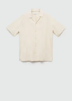 MANGO Koszule*Koszula relaxed fit z mieszanki lnu