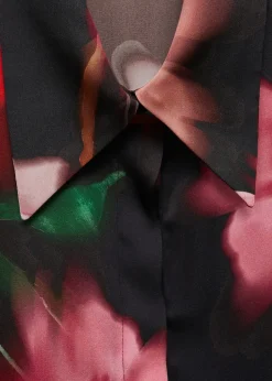 MANGO Koszule I Bluzki*Koszula satynowa ze wzorem