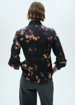 MANGO Koszule I Bluzki*Koszula satynowa ze wzorem