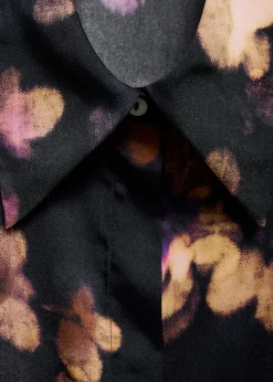 MANGO Koszule I Bluzki*Koszula satynowa ze wzorem