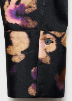 MANGO Koszule I Bluzki*Koszula satynowa ze wzorem