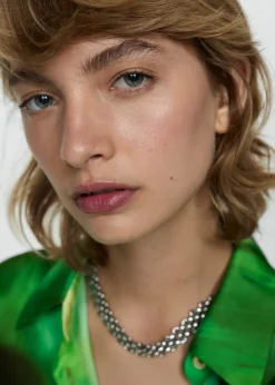 MANGO Koszule I Bluzki*Koszula satynowa ze wzorem