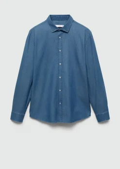 MANGO Koszule*Koszula slim fit z bawełnianego batystu