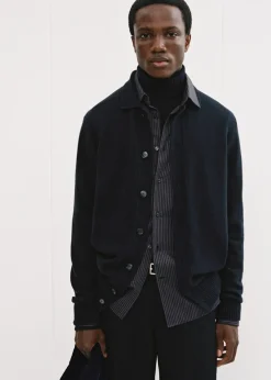 MANGO Koszule*Koszula slim fit z bawełny w prążki