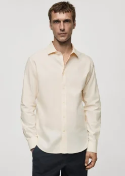 MANGO Koszule*Koszula slim fit z flaneli z 100% bawełny