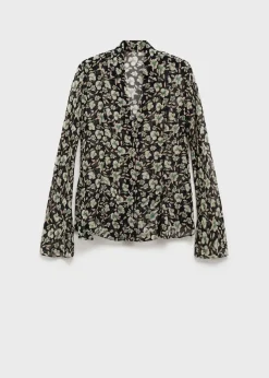 MANGO Koszule I Bluzki*Koszula szyfonowa w kwiaty