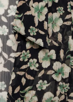 MANGO Koszule I Bluzki*Koszula szyfonowa w kwiaty