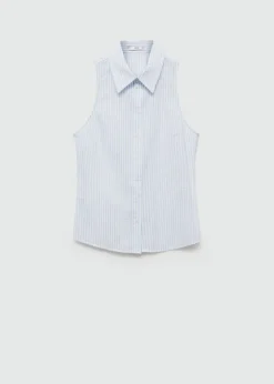 MANGO Koszule I Bluzki*Koszula tekstura w paski