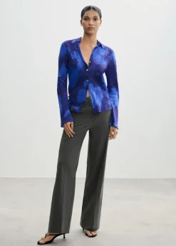 MANGO Koszule I Bluzki*Koszula w kwiaty