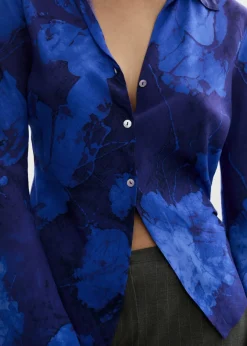 MANGO Koszule I Bluzki*Koszula w kwiaty