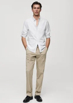 MANGO Koszule*Koszula w paski kodak ze 100% bawełny