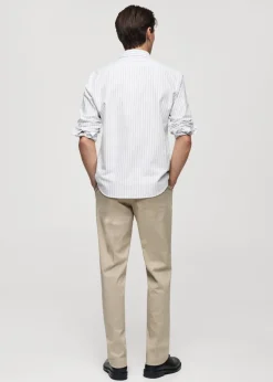 MANGO Koszule*Koszula w paski kodak ze 100% bawełny