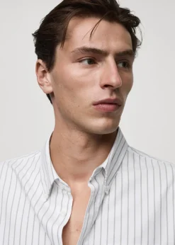 MANGO Koszule*Koszula w paski kodak ze 100% bawełny