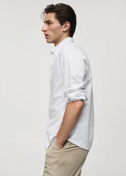 MANGO Koszule*Koszula w paski kodak ze 100% bawełny