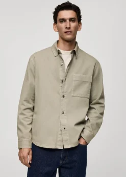 MANGO Kurtki I Koszule Wierzchnie|Koszule*Koszula wierzchnia dżinsowa z kieszenią