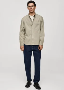 MANGO Kurtki I Koszule Wierzchnie|Koszule*Koszula wierzchnia dżinsowa z kieszenią