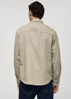 MANGO Kurtki I Koszule Wierzchnie|Koszule*Koszula wierzchnia dżinsowa z kieszenią