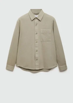 MANGO Kurtki I Koszule Wierzchnie|Koszule*Koszula wierzchnia dżinsowa z kieszenią