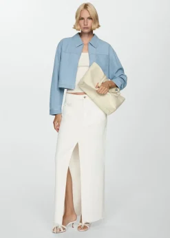 MANGO Kurtki|Koszule I Bluzki*Koszula wierzchnia dżinsowa z kieszenią