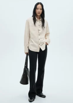 MANGO Koszule I Bluzki*Koszula wierzchnia dżinsowa z kieszeniami