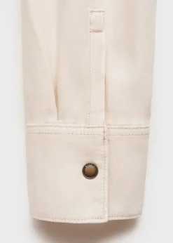 MANGO Koszule I Bluzki*Koszula wierzchnia dżinsowa z kieszeniami