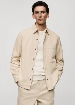 MANGO Kurtki I Koszule Wierzchnie|Koszule*Koszula wierzchnia dżinsowa z kieszenią