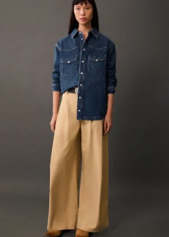 MANGO Koszule I Bluzki*Koszula wierzchnia dżinsowa oversize